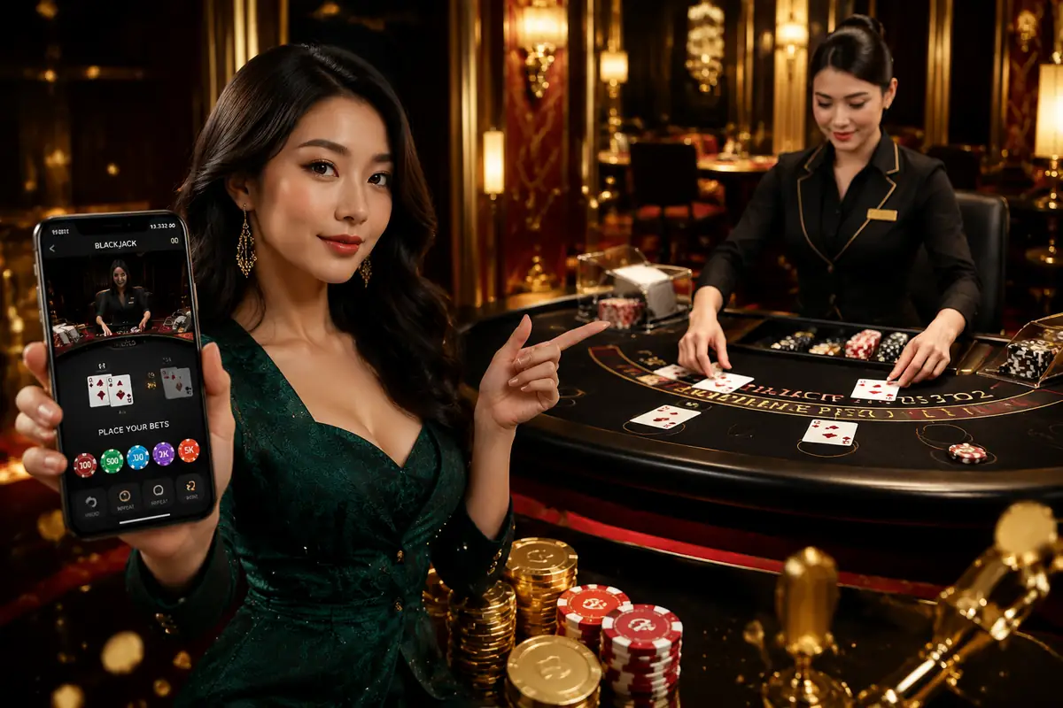 goat77 Casino paparan permainan live dealer